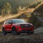 Rapid Red Metallic Tinted Clearcoat Ford Explorer ST 2025