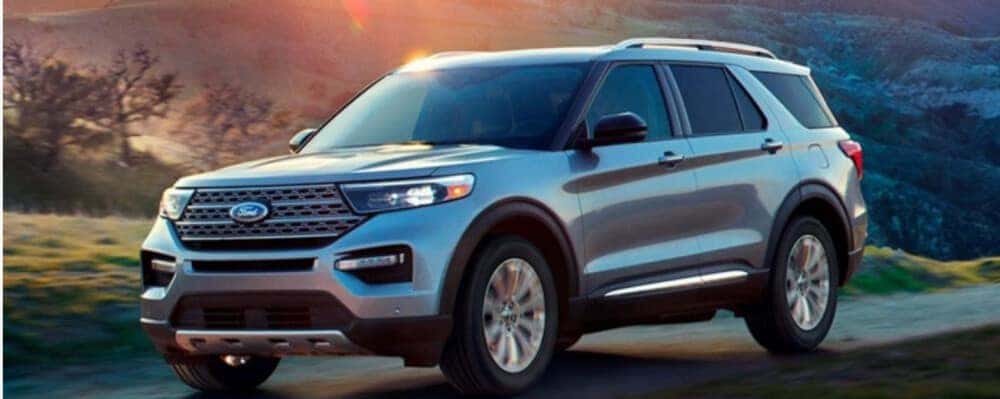 2023 Ford Explorer driving down the countryside
