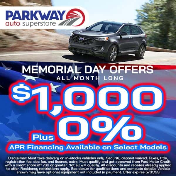 Lease and Financing Specials Parkway Ford