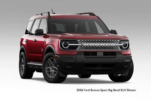 New 2026 Ford Bronco Sport Big Bend 4WD SUV