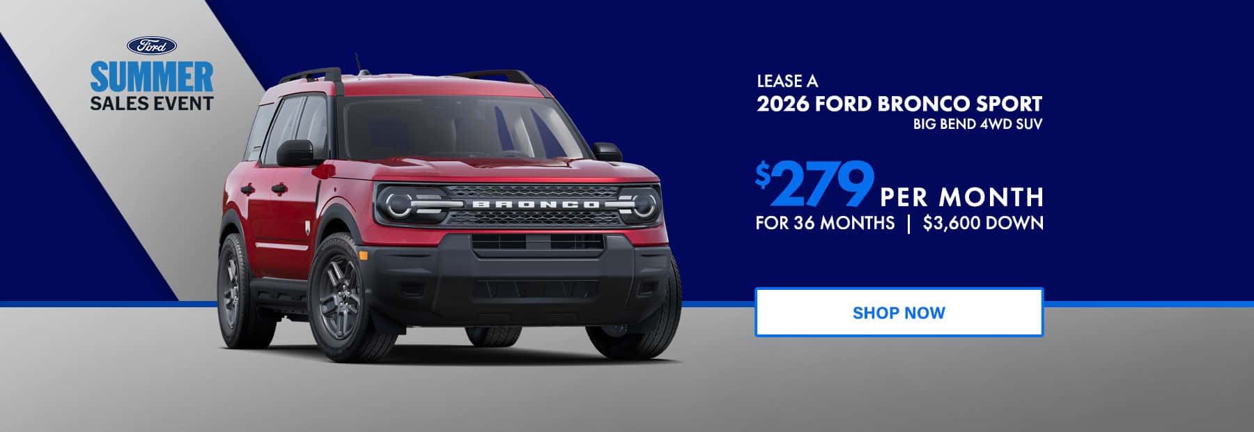 Bronco Sport Offer