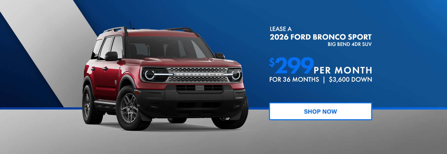Bronco Sport Offer