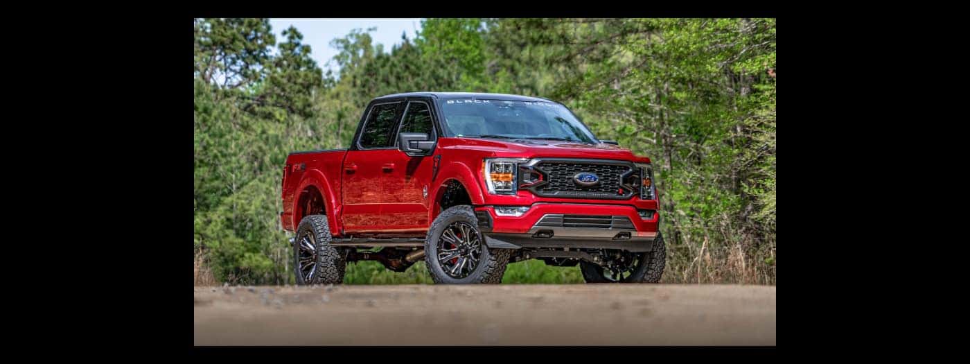 Ford Black Widow Exterior in Red