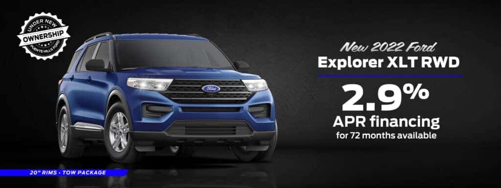 New 2022 Ford Explorer XLT RWD