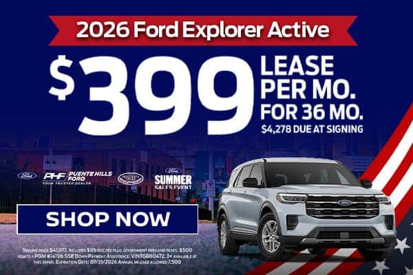 New Ford Explorer Active Lease Offer