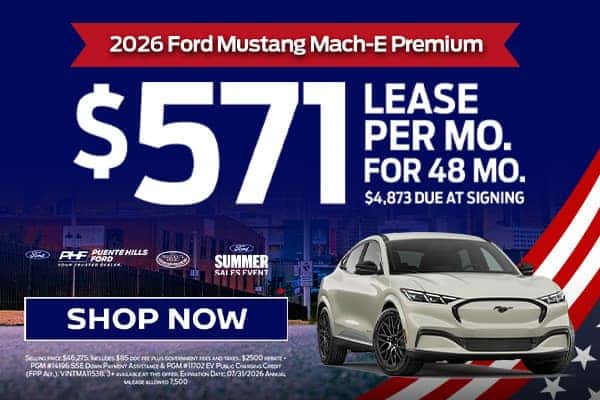 New Ford Mach-E Premium Lease Offer