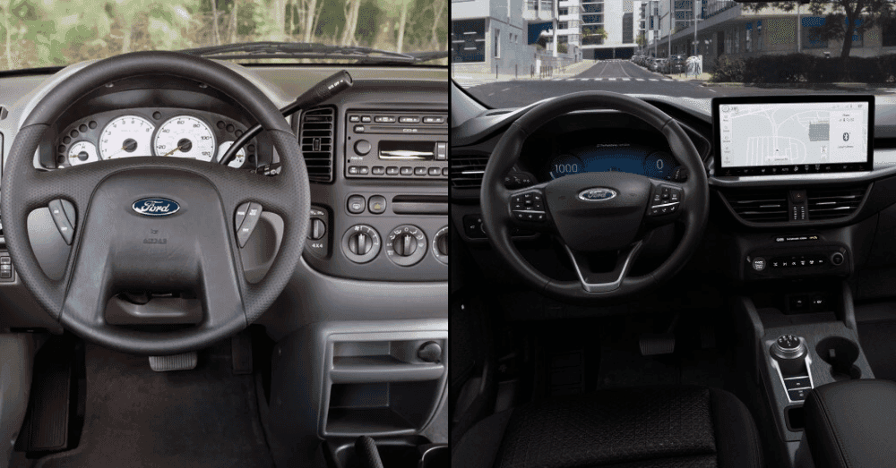 25-Years-of-the-Ford-Escape---interior-comparison-2001-2026