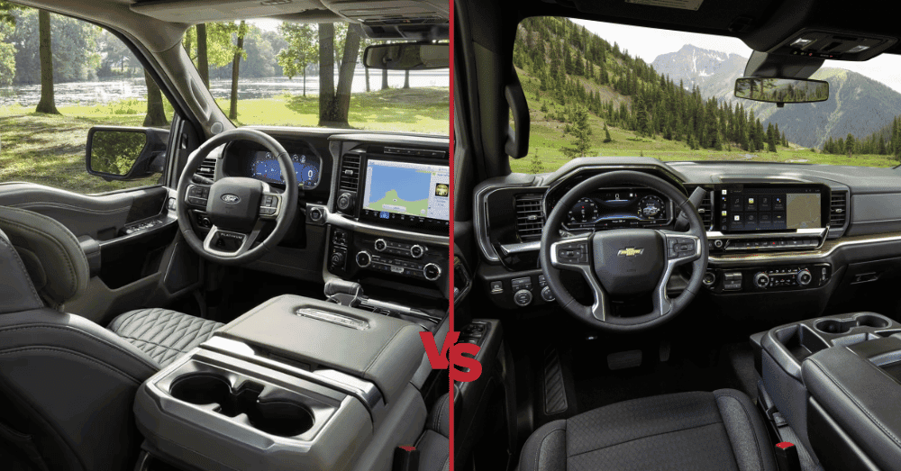 Ford-F-150-vs-Chevy-Silverado-1500---interior-comparison