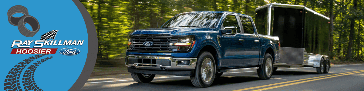 Ford Certified Pre-Owned Vehicles Indianapolis - banner image showing a Ford truck towing a trailer