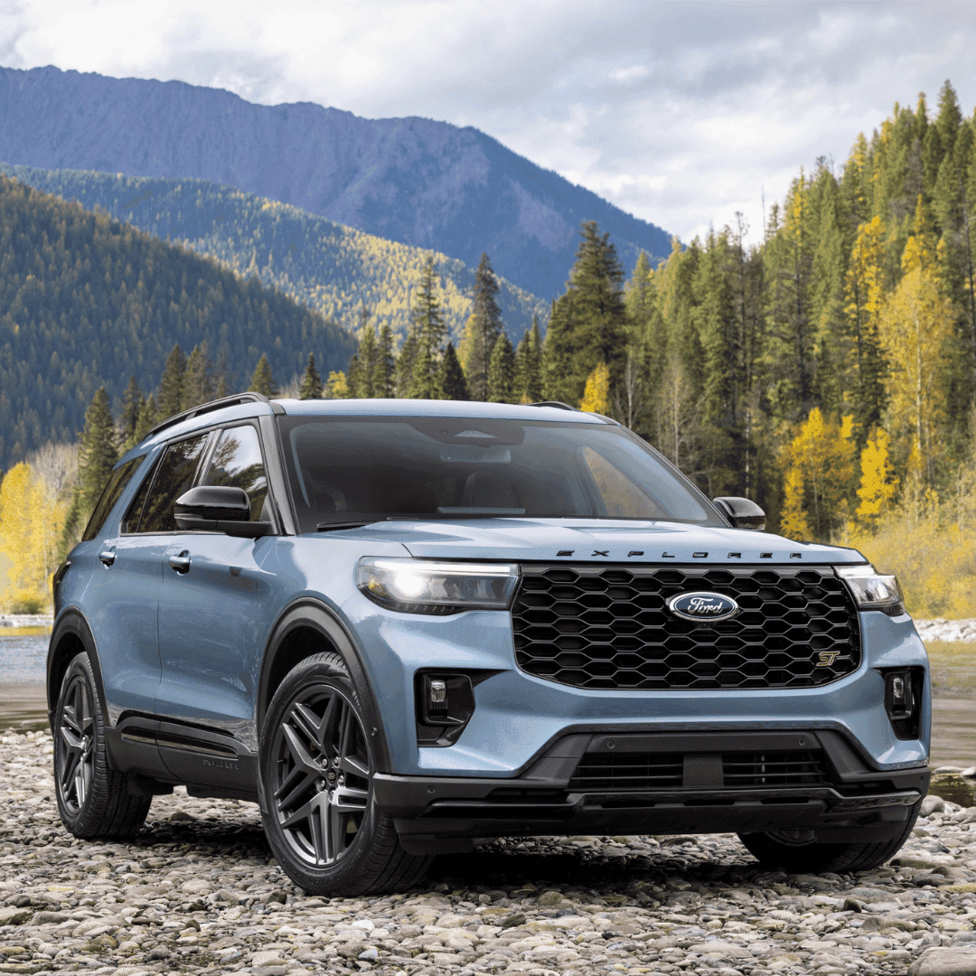 Ford Certified Pre-Owned Vehicles Indianapolis - image of a Ford Explorer next to a lake
