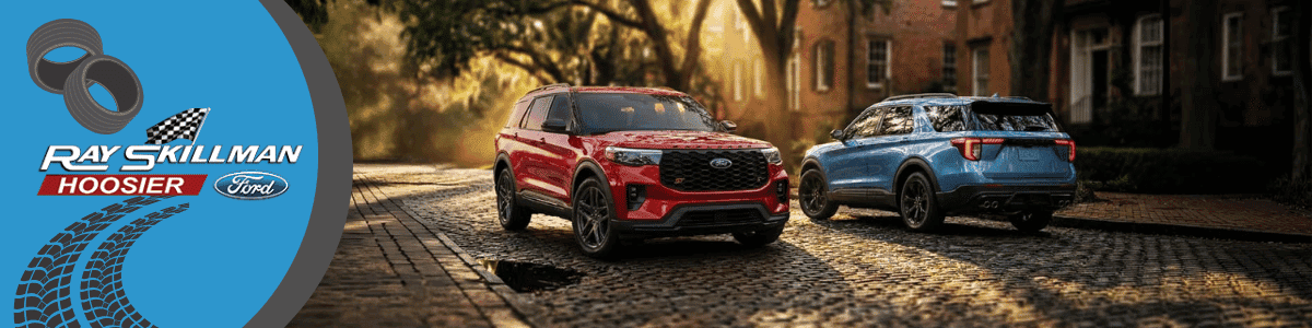 Ford for Sale Mooresville, IN - banner image showing two Ford SUVs