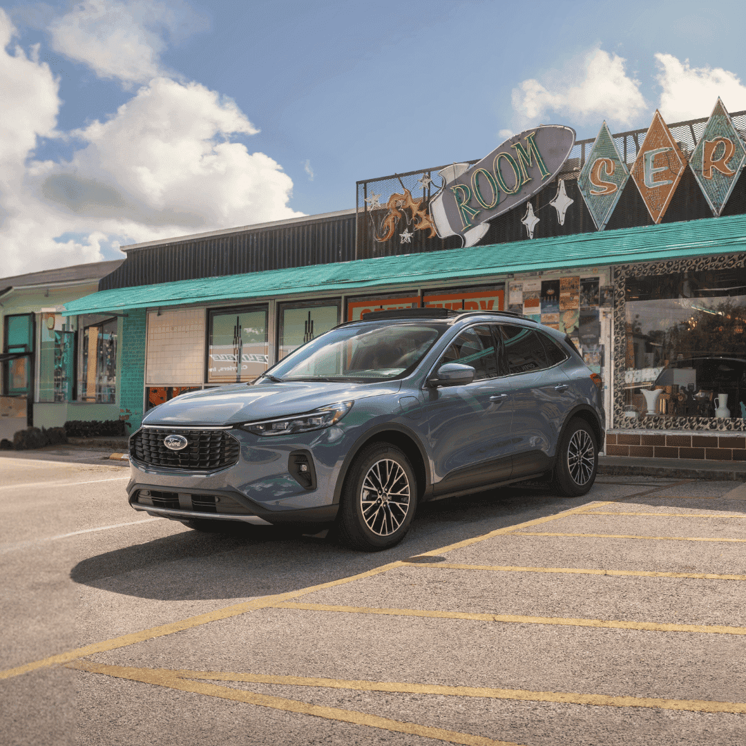 Ford for Sale Mooresville, IN - a Ford Escape parked outside of a diner.
