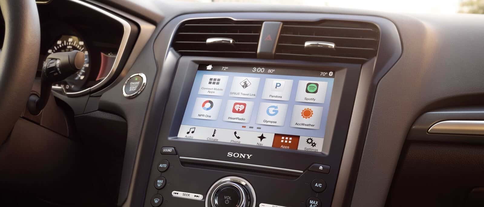 2017 Ford Fusion interior features