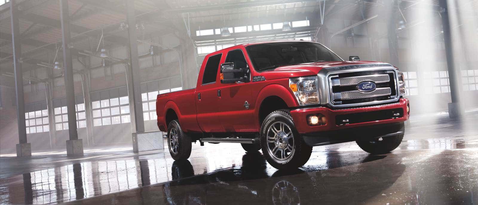 2016 Ford Super Duty red exterior