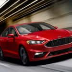 2016 Ford Fusion Sport red exterior