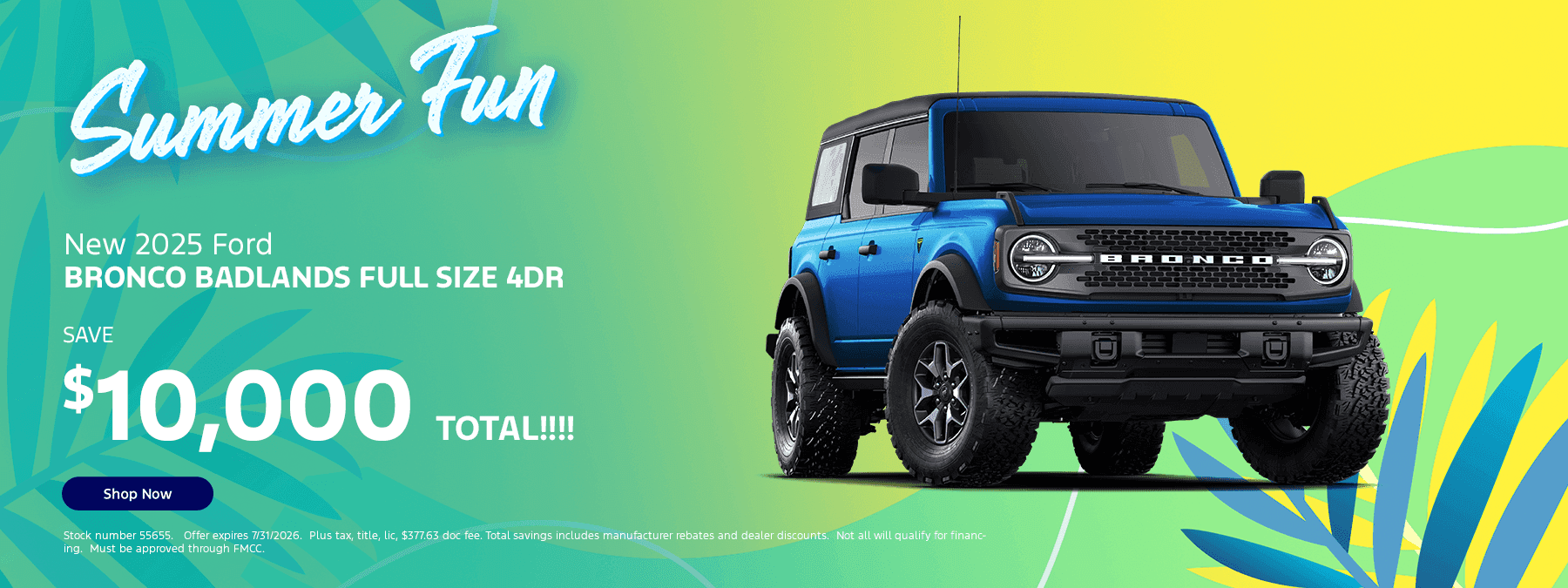NEW 2025 FORD BRONCO BADLANDS FULL SIZE 4DR