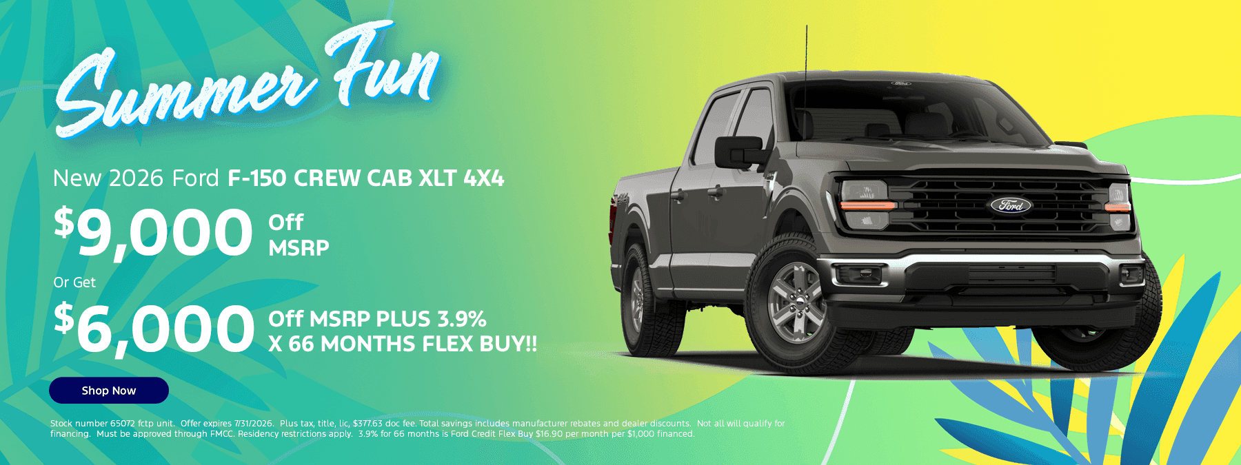 NEW 2026 FORD F-150 CREW CAB XLT 4X4