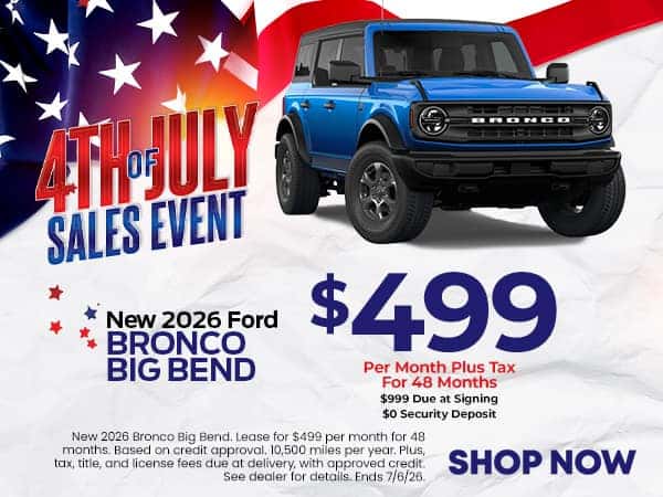 New 2026 Ford Bronco Big Bend