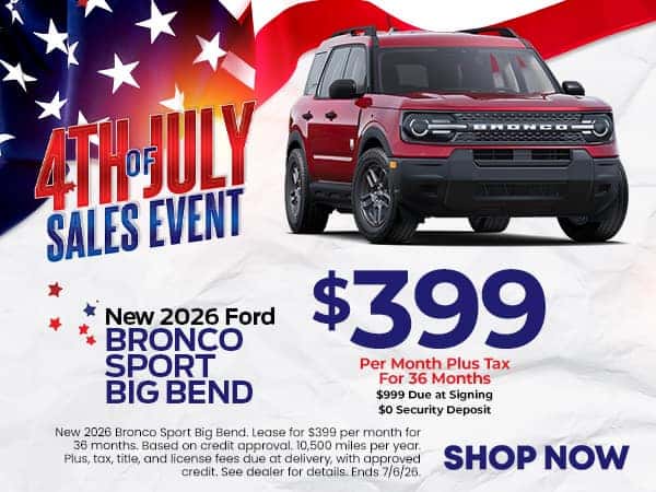 New 2026 Ford Bronco Sport Big Bend