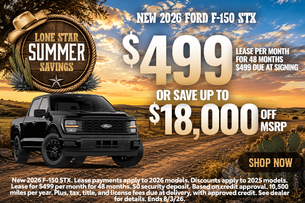 New 2026 Ford F-150 STX
