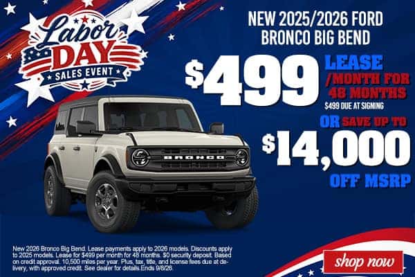 New 2026 Ford Bronco Big Bend