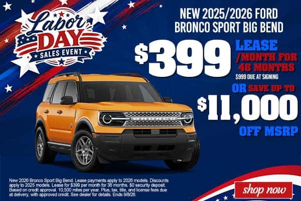 New 2026 Ford Bronco Sport Big Bend