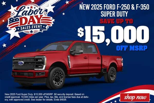 New 2025 Ford F-250 & F-350 Super Duty