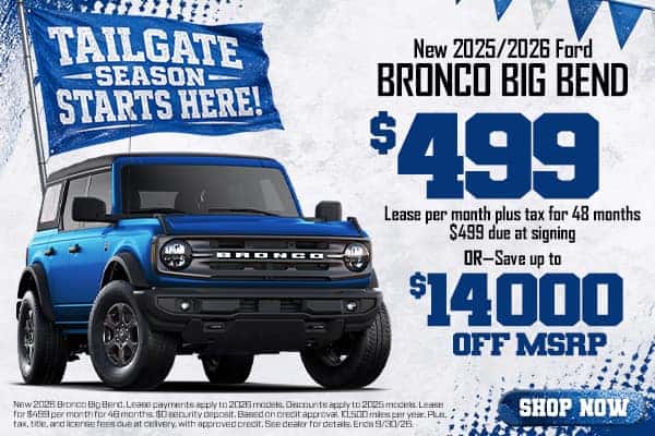 New 2026 Ford Bronco Big Bend