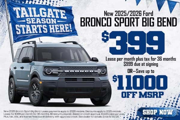 New 2026 Ford Bronco Sport Big Bend