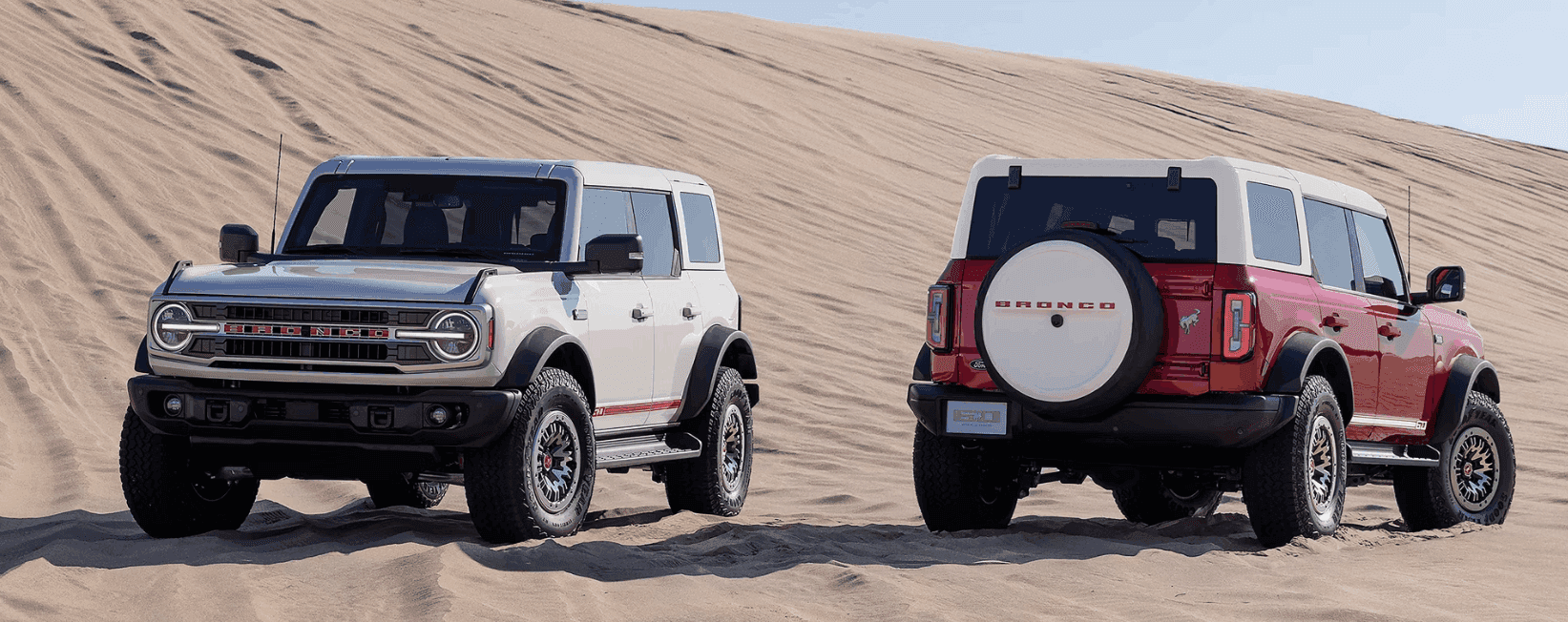 2026 Ford Bronco Sport exterior showing length, width, and ground clearance dimensions