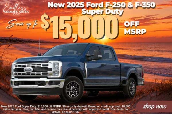 New 2025 Ford F-250 & F-350 Super Duty