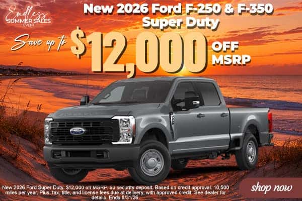 New 2026 Ford F-250 & F-350 Super Duty