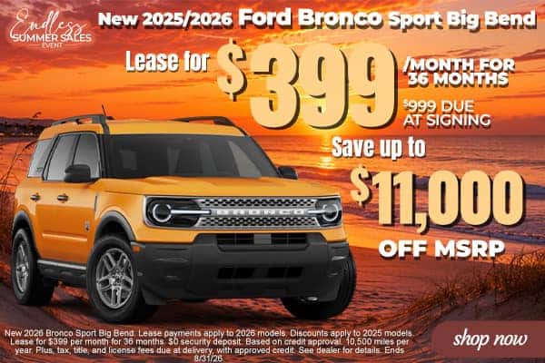 New 2026 Ford Bronco Sport Big Bend