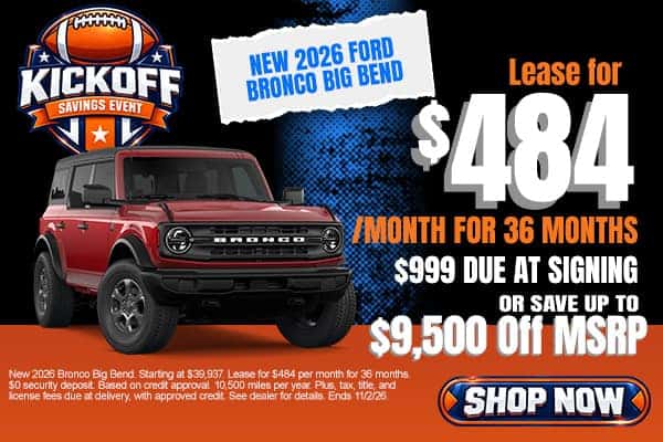 New 2026 Ford Bronco Big Bend