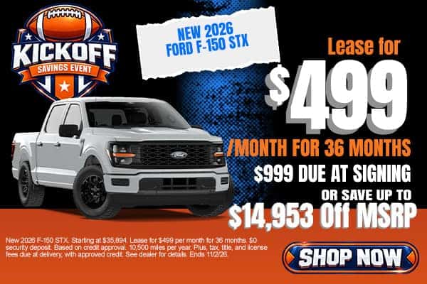 New 2026 Ford F-150 STX