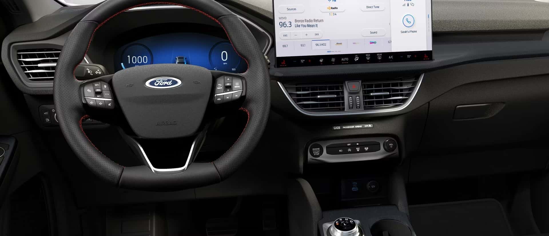 2026 Ford Escape interior and infotainment system