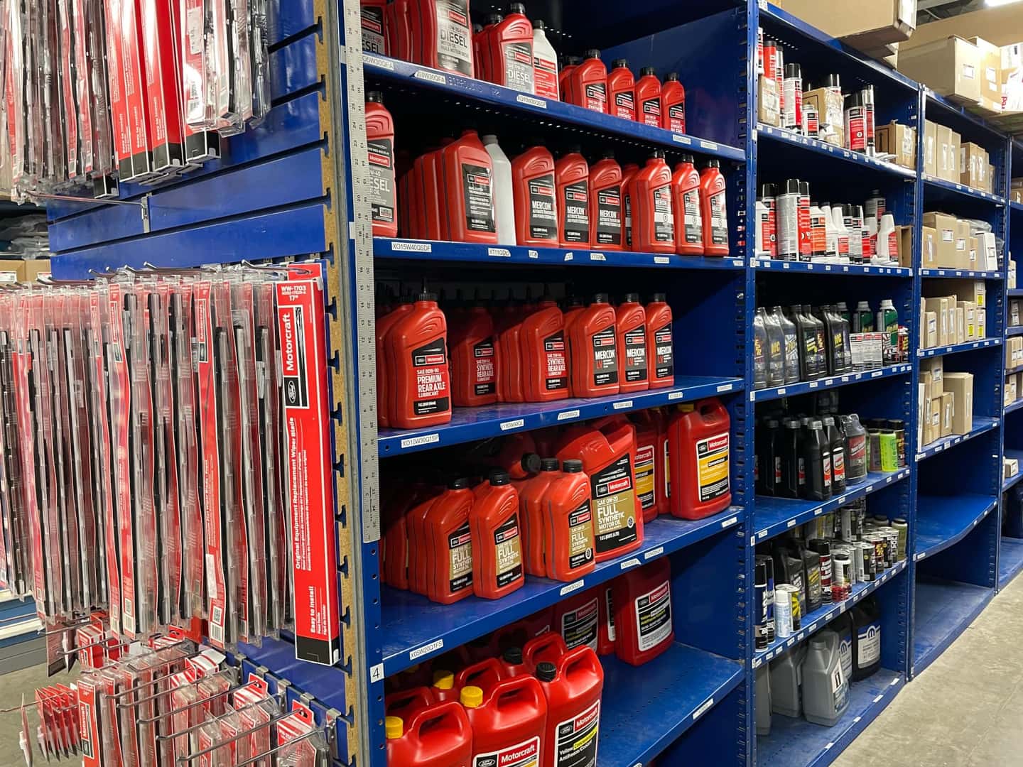 Motorcraft OEM Parts Storage