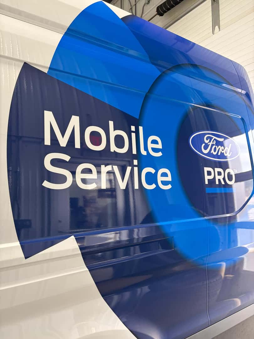 Ford Mobile Service Van in Sturgis Ford Shop
