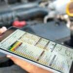 Multipoint inspection report on tablet