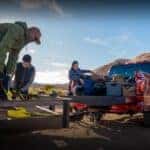 Towing a trailer with a Ford truck