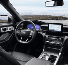 2022 ford explorer st interior