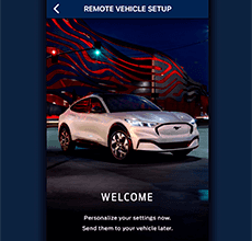 remote vehicle setup