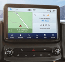 8-inch touchscreen