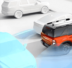 blisblind spot information system with cross-traffic alert