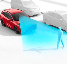pre-collision assist with automatic emergency brakingaeb 