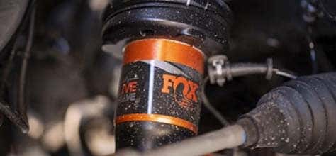 foxlive valve shocks with available foxdual-live valve shocks - front and rear