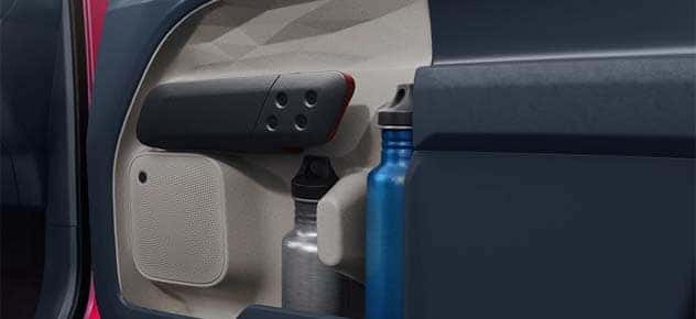 accommodating door pockets