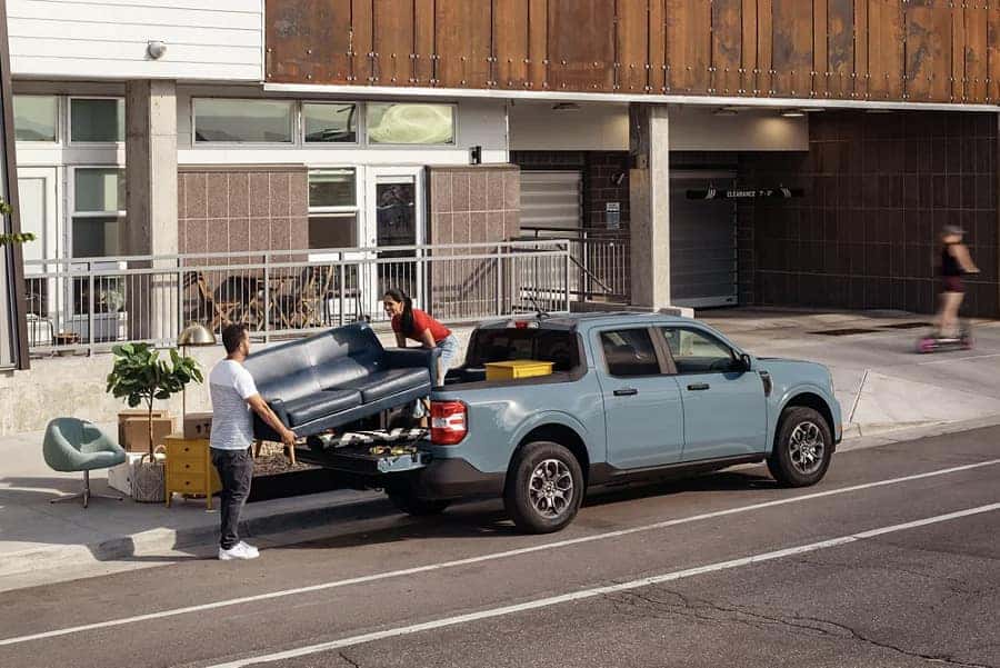 Ford Maverick moving hauling towing gas mileage