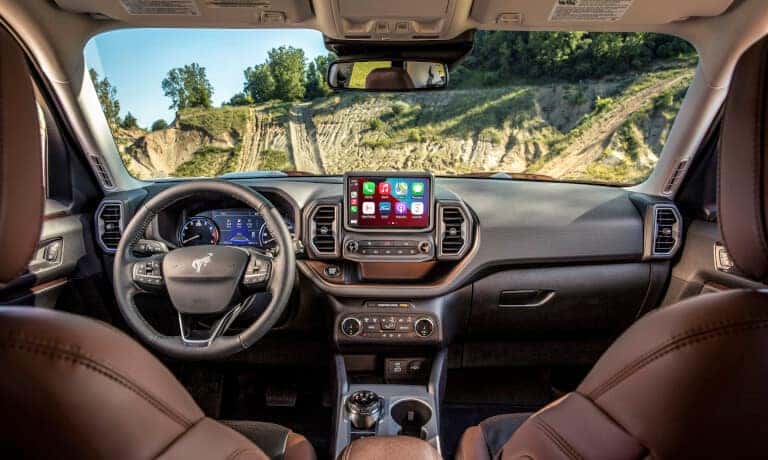 2025 Ford Bronco Interior Front Seating Center View