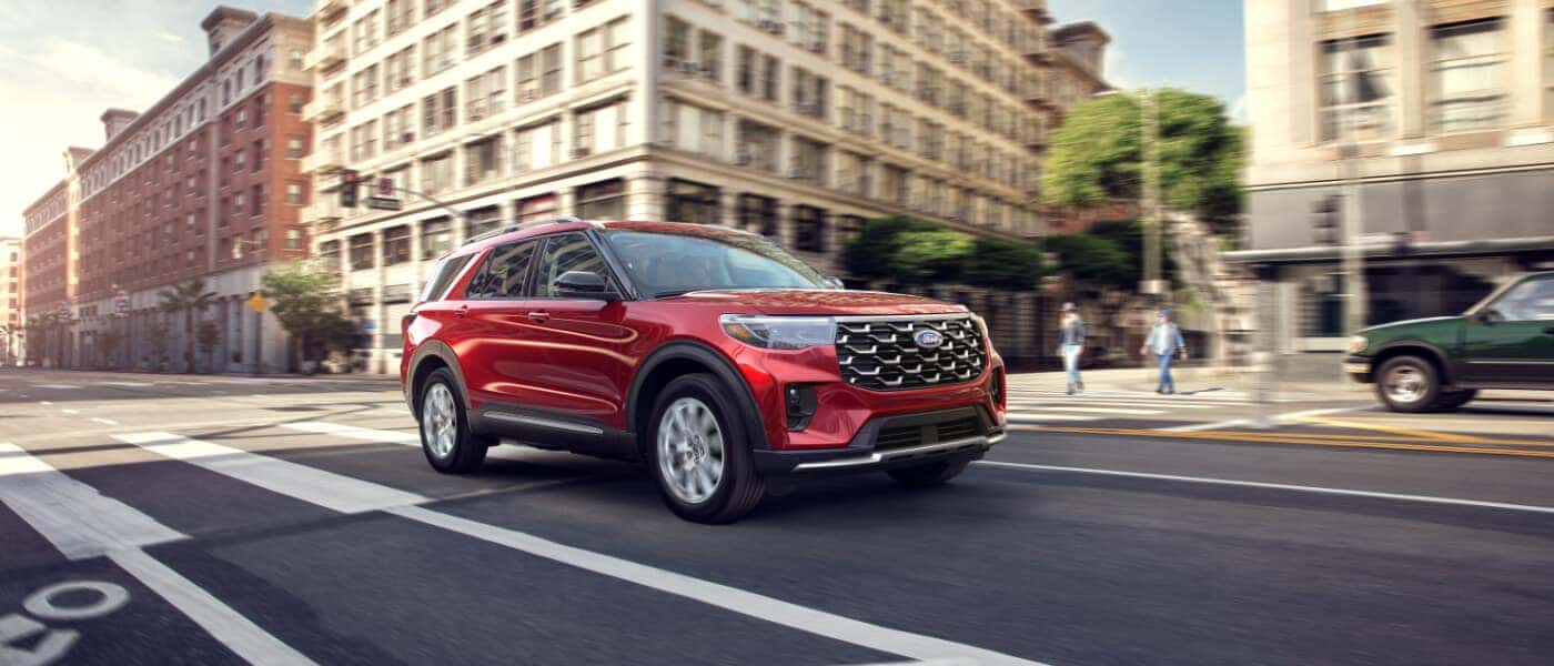 2025 Ford Explorer Exterior Driving Through City